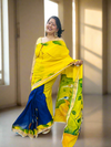 Hand painted sarees