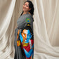 Hand painted sarees