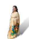 Hand painted sarees