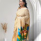 Hand painted sarees