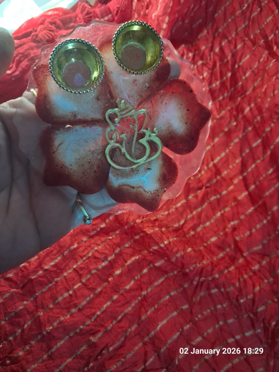 Kanku Dish With Ganesh