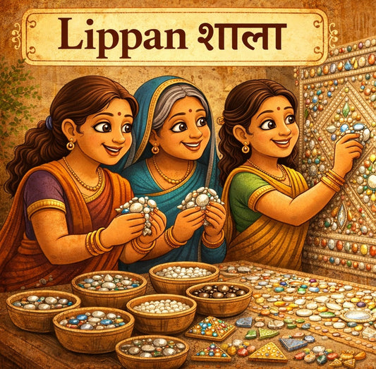 Lippan Art Beginner Course - By Khushali