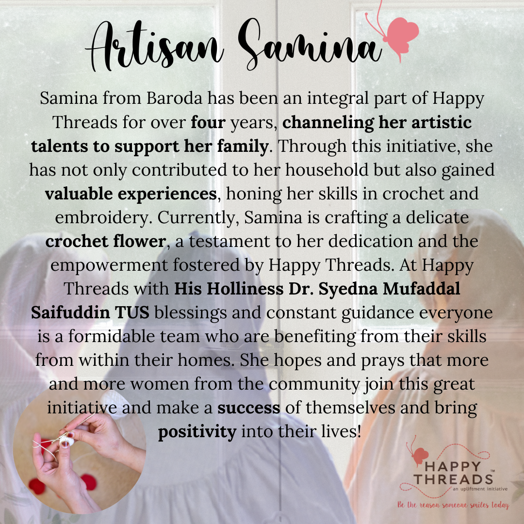 Happy Threads | Bright Crochet Daffodil | Handmade Floral Home Decor - Hunar Hatti