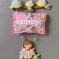 Personalized Handmade Kids name hanging-Bird with Doll Pillow
