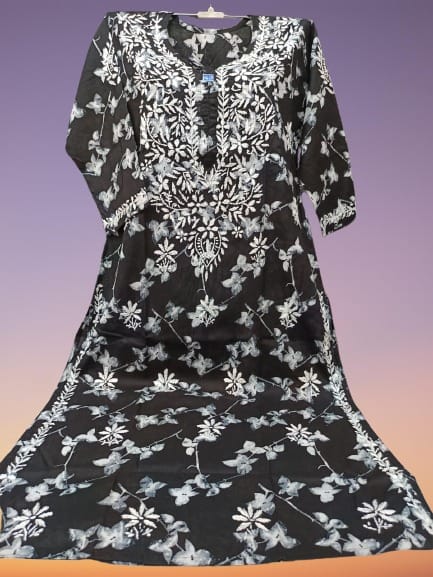 Lucknow special Chikankari-Hand embroidered Women Kurti