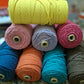 Macrame ceramic bells