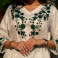 Hand embroidered Aari work Co-ord set