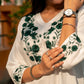 Hand embroidered Aari work Co-ord set