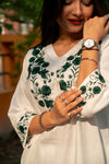 Hand embroidered Aari work Co-ord set