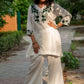 Hand embroidered Aari work Co-ord set