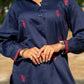 Hand embroidered Aari work Co-ord set