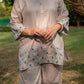 Hand embroidered Aari work Co-ord set