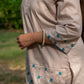 Hand embroidered Aari work Co-ord set