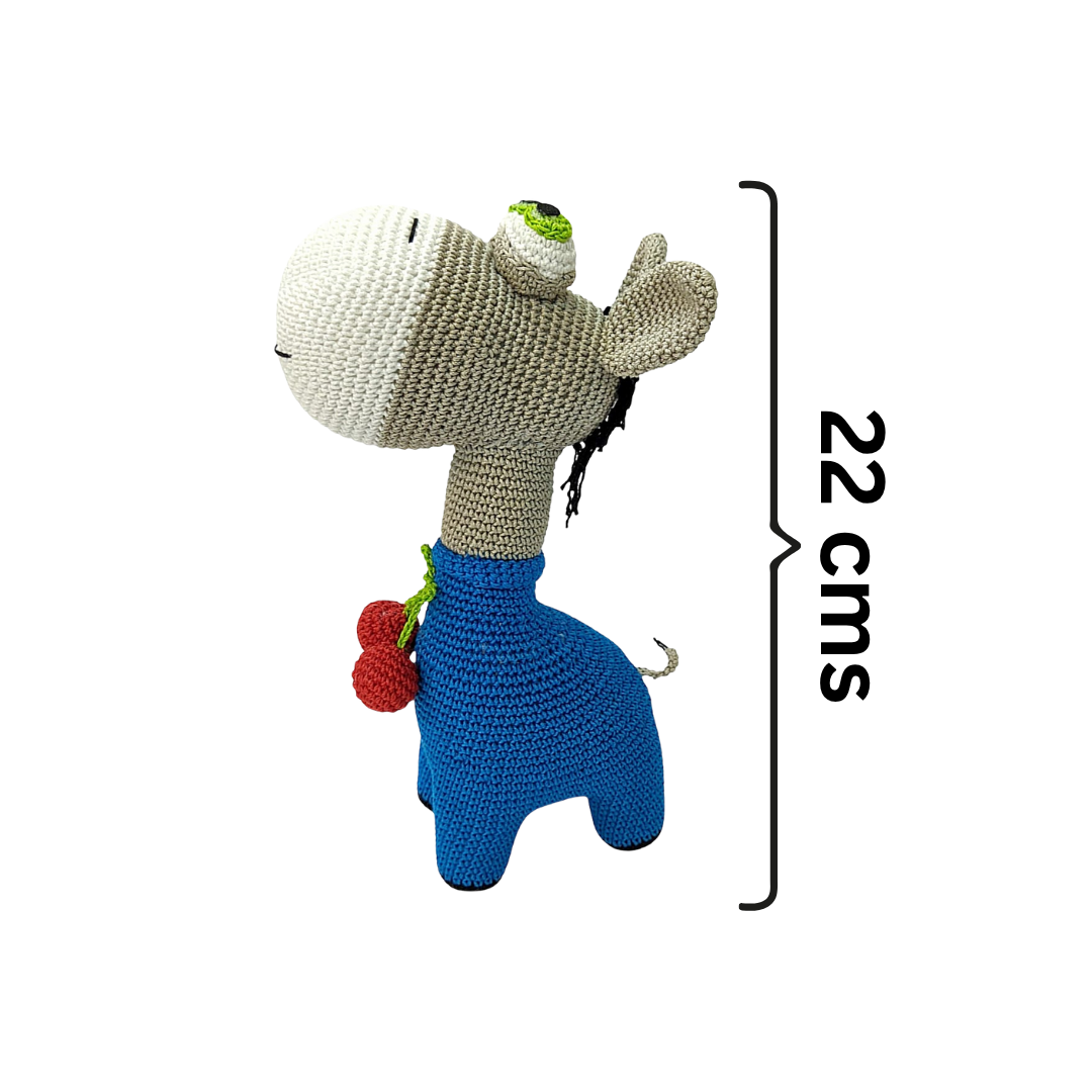 Happy Threads | Dandy Deor the Donkey – Handcrafted Crochet Cutie for Snuggles & Smiles Add to Wishlist
