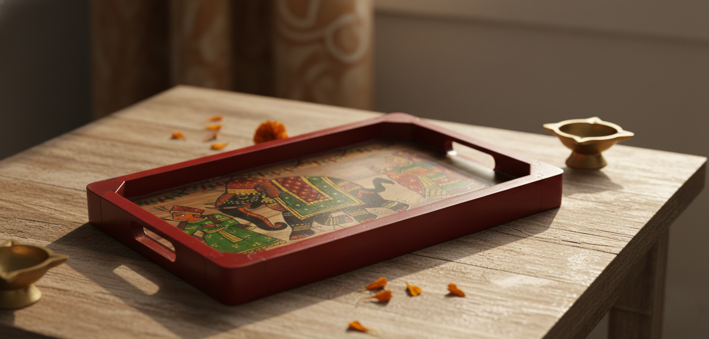 Phad Small wooden Tray