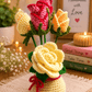 Crochet flower bunch,bouquet. Flowers that never fade