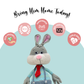 Happy Threads | Handmade Jasper the Bunny | Cuddly Crochet Plush for Kids