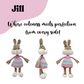 Happy Threads | Jill the Bunny – Adorable Handmade Crocheted Plush Toy