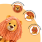 Happy Threads | Cute Handmade Asad the Lion | Crocheted Soft Toy Gift