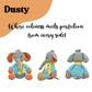Happy Threads | Dusty the Elephant – Handmade Crocheted Toy for Snuggles