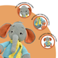 Happy Threads | Dusty the Elephant – Handmade Crocheted Toy for Snuggles