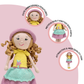 Happy Threads | Handcrafted Cecilia Crochet Doll – Perfect for Playtime & Collectors