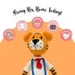 Happy Threads | Cuddly Handmade Rocky Tiger – Crochet Soft Toy for Kids & Collectors