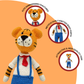 Happy Threads | Cuddly Handmade Rocky Tiger – Crochet Soft Toy for Kids & Collectors