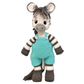 Happy Threads | Albert the Zebra – Handmade Crochet Plush Toy | Soft & Safe Cuddly Companion for Kids
