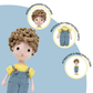 Happy Threads | Charming Ethan – Crocheted Boy Doll Made with Love