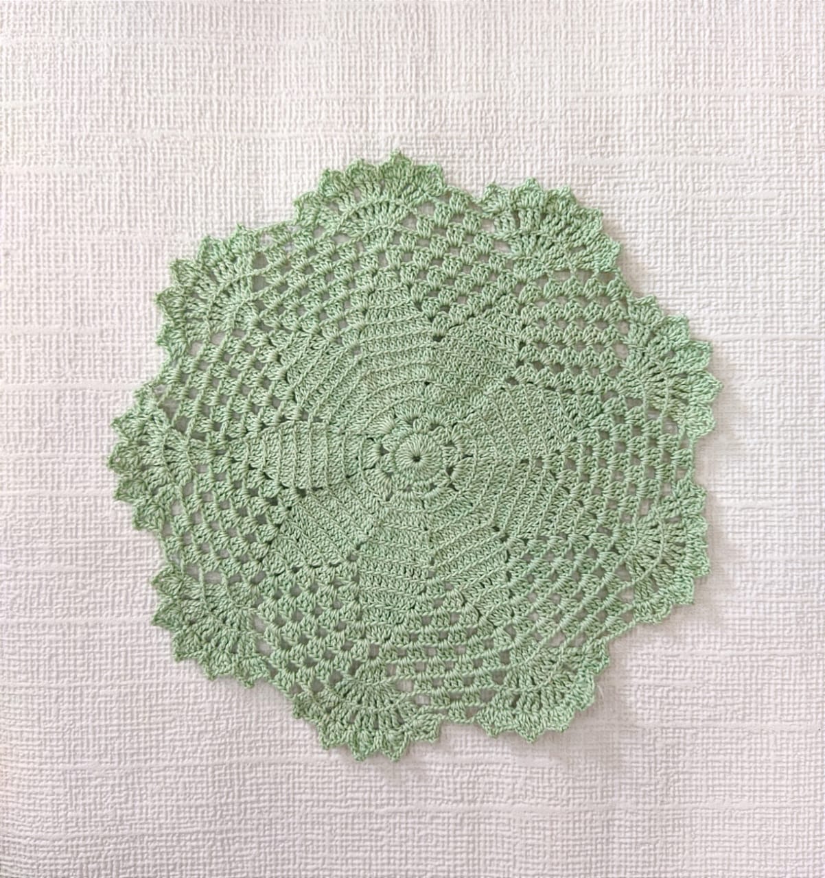 Chic Handmade Crocheted Doilies – Off-White Set of 2 | Elegant Home Décor - Hunar Hatti