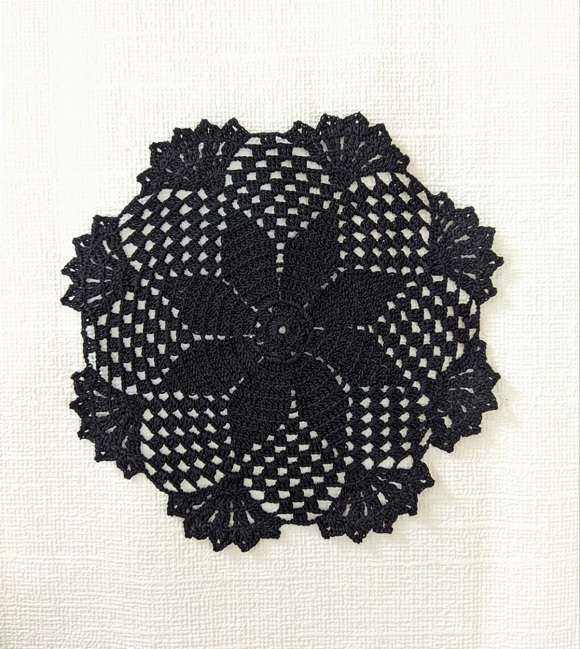 Chic Handmade Crocheted Doilies – Off-White Set of 2 | Elegant Home Décor - Hunar Hatti