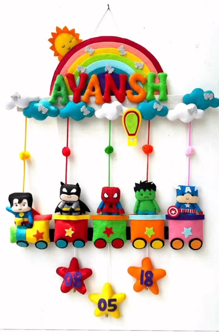 Kids hanging -SuperheroTrain (Single Name)