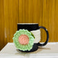 Unique two way Crochet tea cup cover cum stationary holder