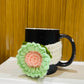 Crochet work- Curtain holder cum Cup cover