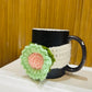 Crochet work- Curtain holder cum Cup cover