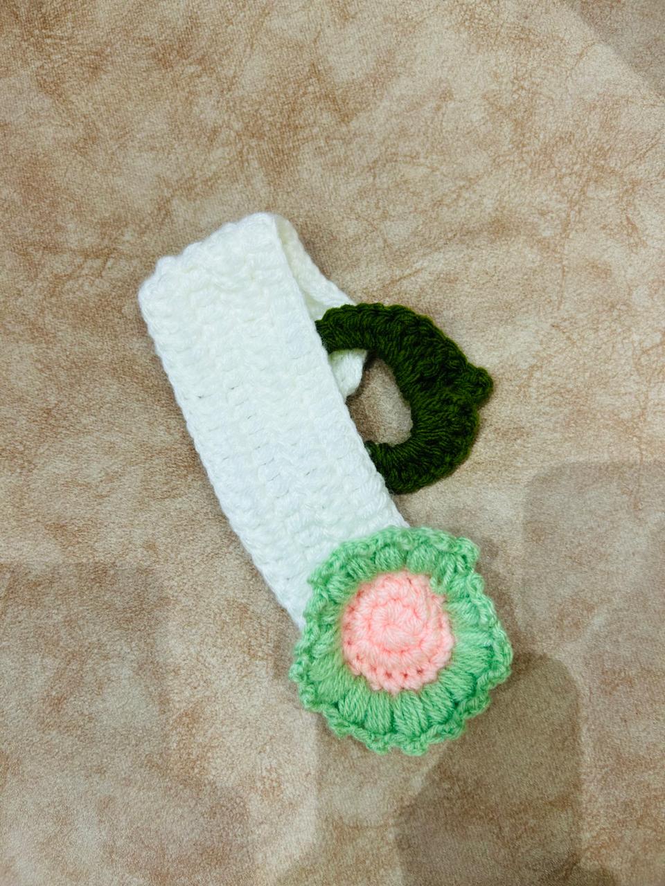 Unique two way Crochet tea cup cover cum stationary holder