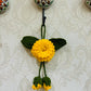 Crochet car charm/mini wall hanging