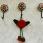 Crochet car charm/mini wall hanging