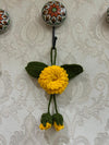 Crochet car charm/mini wall hanging