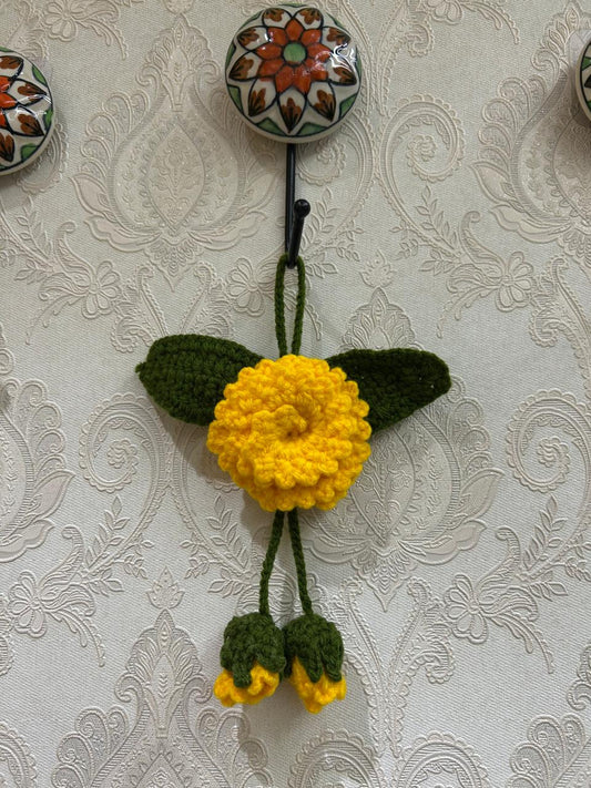 Crochet car charm/mini wall hanging