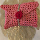 Crochet book cover