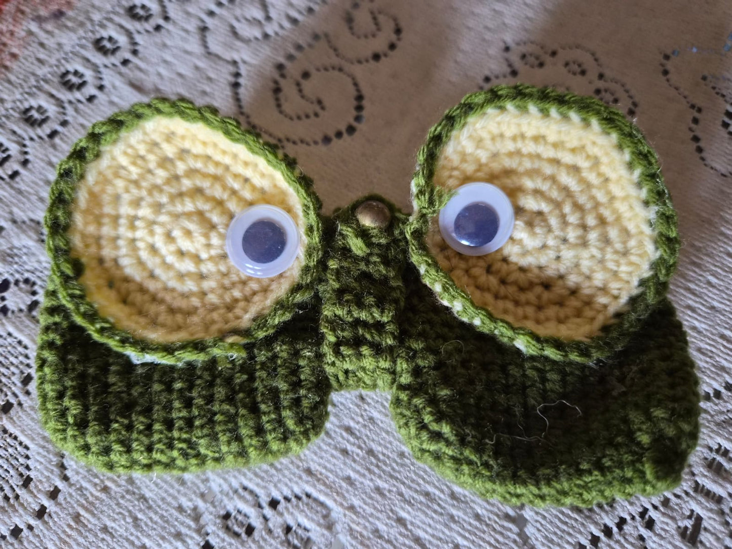 Crochet sunglass cover