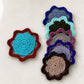 Crochet coasters ,set of 6