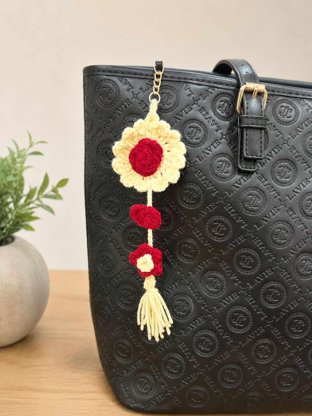 Handmade crochet keychain,bag charm