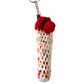 Handmade crochet lipbalm keychain