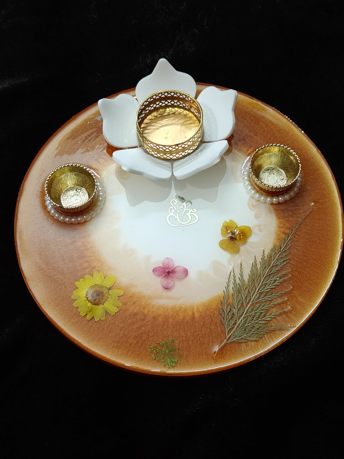 Resin pooja thali - Hunar Hatti