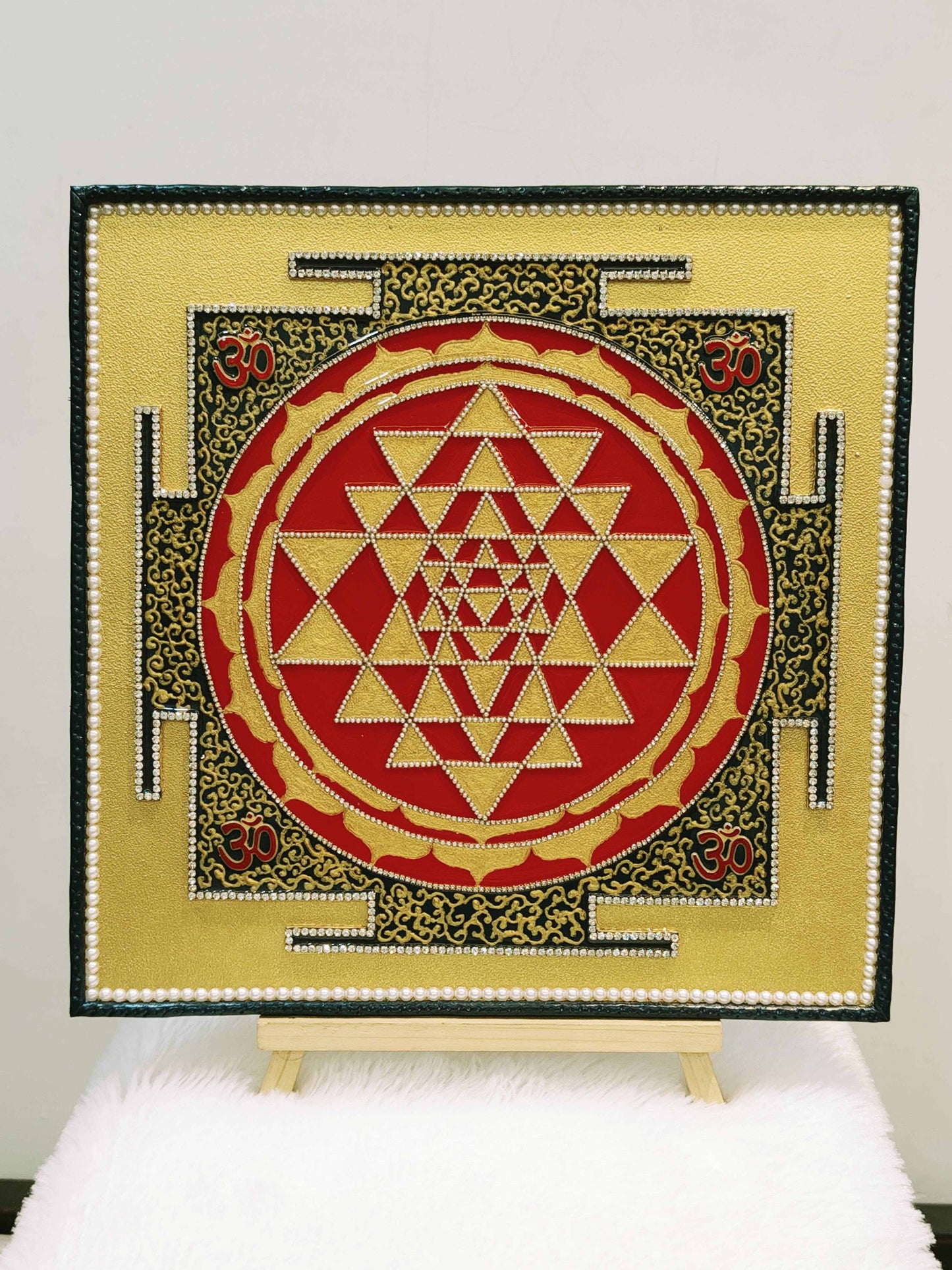 Divine shree yantra resin art
