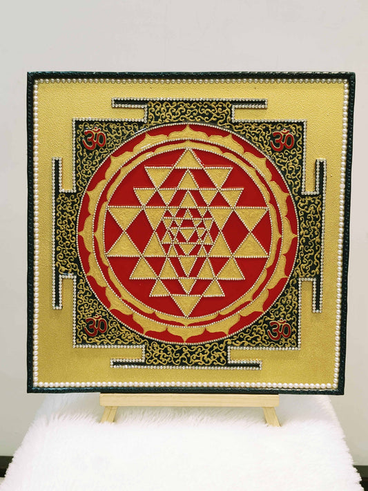 Divine shree yantra resin art