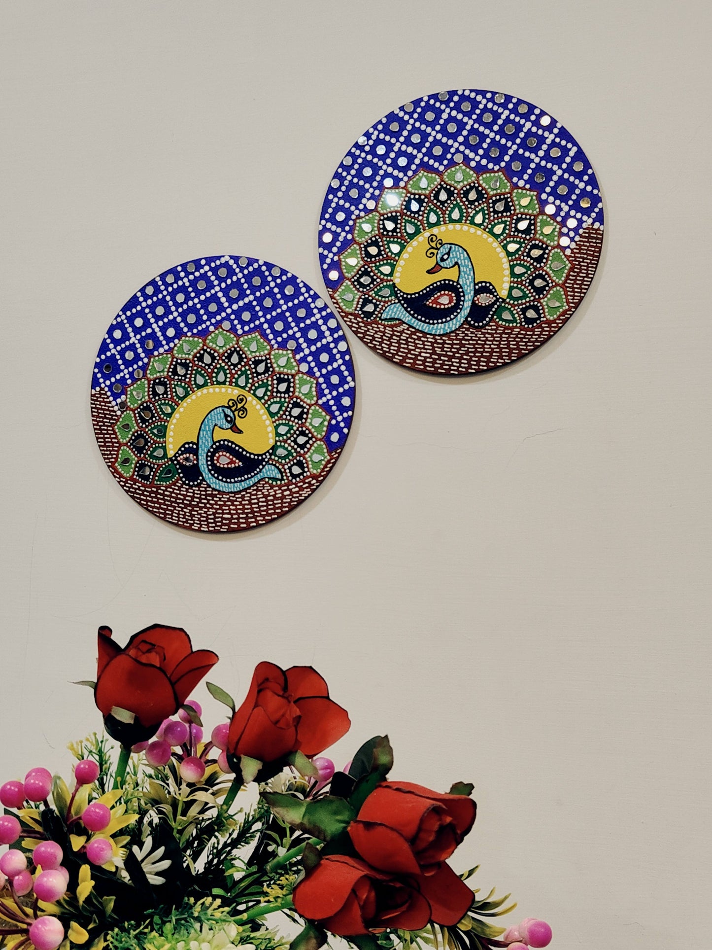 handcrafted wall plates